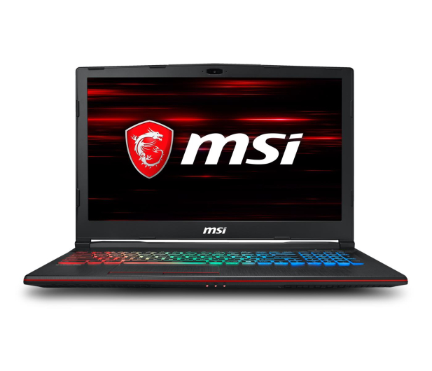 MSI GP63 i7-8750H/8GB/1TB GTX1060 - 422285 - zdjęcie 2